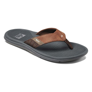 Men's Reef Santa Ana Flip Flop Sandals 6 Grey/Tan