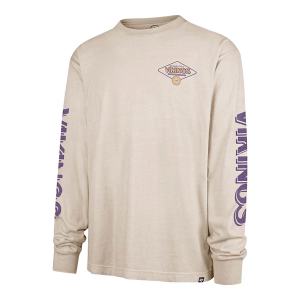 Minnesota Vikings 47 Brand Ravine Long Sleeve T-Shirt Medium Mojave
