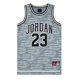 Kids' Jordan 23 AOP Sleeveless Jersey Large Aviator Grey Heather