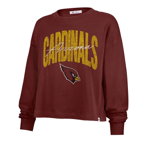 Women's Arizona Cardinals 47 Brand Muse Crewneck Medium Red