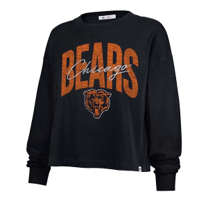 Women's Chicago Bears 47 Brand Muse Crewneck XLarge Navy