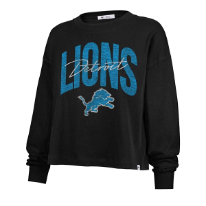 Women's Detroit Lions 47 Brand Muse Crewneck Large Royal