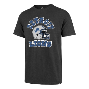 Detroit Lions 47 Brand Comeback T-Shirt Medium Charcoal