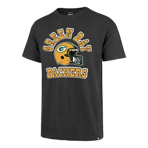 Green Bay Packers 47 Brand Comeback T-Shirt 2XLarge Charcoal