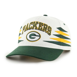 Green Bay Packers 47 Brand Diamond Hitch Adjustable Hat One Size White