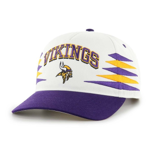 Minnesota Vikings 47 Brand Diamond Hitch Adjustable Hat One Size White