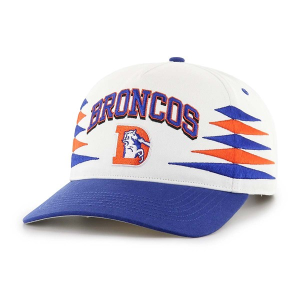 Denver Broncos 47 Brand Diamond Hitch Adjustable Hat One Size White