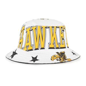 Iowa Hawkeyes 47 Brand Women's Energizer Bucket Hat One Size White