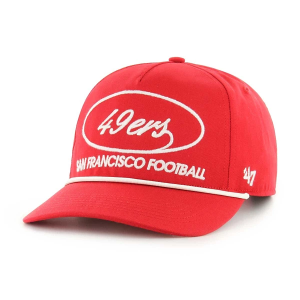 San Francisco 49ers 47 Brand Foundational Hitch Adjustable Hat One Size Red
