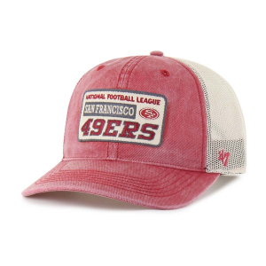 San Francisco 49ers 47 Brand Canteen Trucker Adjustable Hat One Size Red