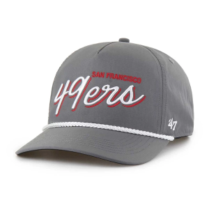 San Francisco 49ers 47 Brand Fairway Adjustable Hat One Size Grey