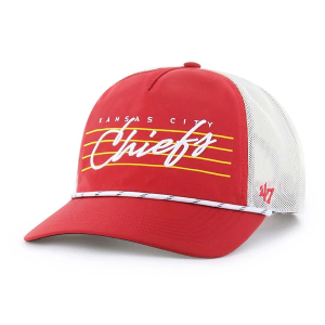 Kansas City Chiefs 47 Brand Downburst Mesh Adjustable Hat One Size Red