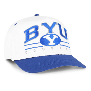 BYU Cougars 47 Brand Roscoe Rope Adjustable Hat One Size White/Navy