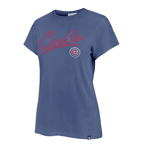 Women's Chicago Cubs Frankie Freehand T-Shirt Large Blue