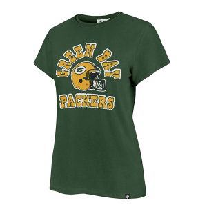 Women's Green Bay Packers 47 Brand Comeback T-Shirt Small Green