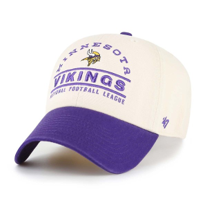 Minnesota Vikings 47 Brand Windham Adjustable Hat One Size Natural