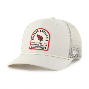 Arizona Cardinals 47 Brand Gravestone Trucker Adjustable Hat One Size Bone