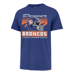 Denver Broncos 47 Brand Waver T-Shirt Large Blue