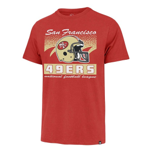 San Francisco 49ers 47 Brand Waver T-Shirt Medium Red