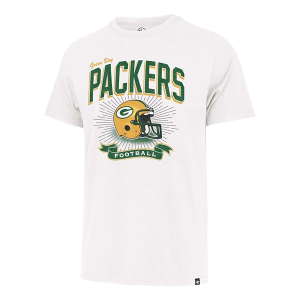 Green Bay Packers 47 Brand Prime Play T-Shirt Medium White