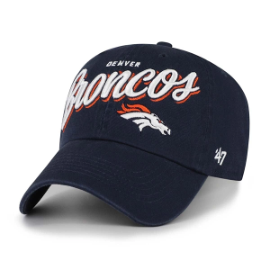 Women's Denver Broncos 47 Brand Ariana Adjustable Hat One Size Navy