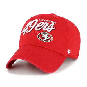 Women's San Francisco 49ers 47 Brand Ariana Adjustable Hat One Size Red