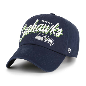 Women's Seattle Seahawks 47 Brand Ariana Adjustable Hat One Size Navy