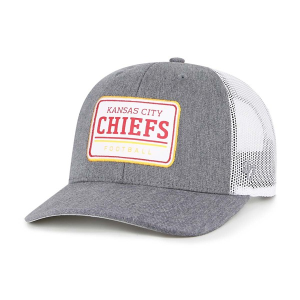 Kansas City Chiefs 47 Brand Ellington Trucker Adjustable Hat One Size Chrome