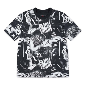 Kids' Jordan 23 Collage T-Shirt Large Off White Noir