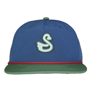 Men's Swannies RB Golf Snapback Hat One Size Blue