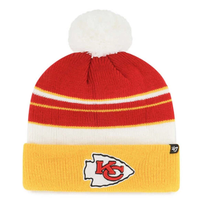 Kids' Kansas City Chiefs 47 Brand Peewee Cuff Beanie One Size Red