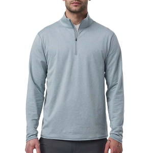 Men's Vuori Ponto Long Sleeve 1/2 Zip Small Dusty Blue Heather