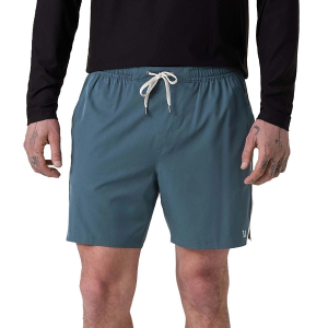Men's Vuori Trail 2.0 Shorts XLarge Pacific/Grey Heather