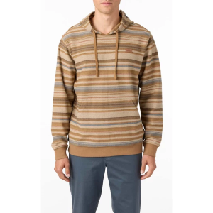 Men's O'Neill Bavaro Stripe Hoodie XLarge Dark Khaki