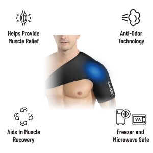 TRAKK Hot & Cold Shoulder Ice Pack Wrap For Help Shoulder Injury