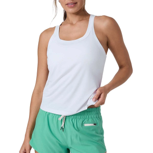 Women's Vuori SL Lux Racerback Crew Neck Yoga Tank Top Medium White