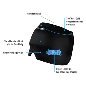 TRAKK Hot & Cold Compress Headache Relief Cap