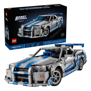 LEGO Technic 2 Fast 2 Furious Nissan Skyline GT-R (R34) Car 42210 Building Set
