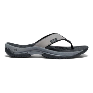 Men's KEEN Kona Flip Flop Sandals 11 Steel Grey/Black