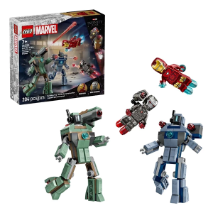 LEGO Marvel Iron Man & War Machine vs. Hammer Drones 76320 Building Set