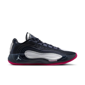 Adult Jordan Luka 4 "Navidor" Basketball Shoes M7/W8.5 Regular Dark Obsidian/Metallic Silver/Black