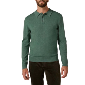 Men's 7 Diamonds Pullover Sweater Belford Polo XLarge Basil