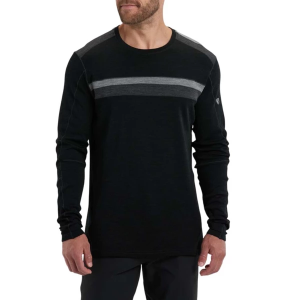 Men's Kuhl Downhill Racr Merino Crewneck Sweatshirt 2XLarge Koal