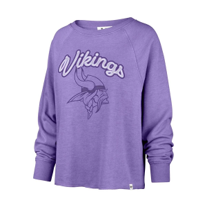 Women's Minnesota Vikings 47 Brand Sweetwater Crewneck Small Purple