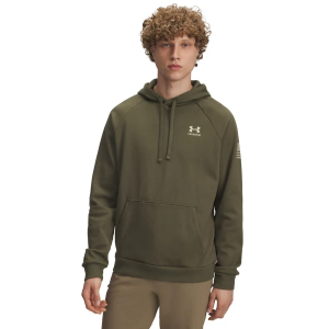 Men's Under Armour Freedom Flag Hoodie 3XLarge Marine Od Green/Desert Sand
