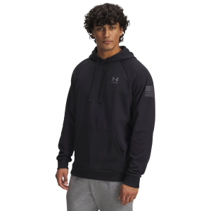 Men's Under Armour Freedom Flag Hoodie 3XLarge Black/Black