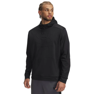 Men's Under Armour Armour Fleece Graphic Hoodie 3XLarge black / white