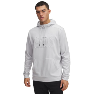 Men's Under Armour Armour Fleece Graphic Hoodie Small Halo Grey/Halo Grey