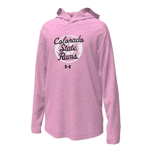 Colorado State Rams Under Armour Kids Girls' Hoodie XLarge Pink