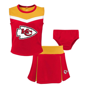 Genuine Stuff Toddler Girls' Kansas City Chiefs Spirit Cheer Set